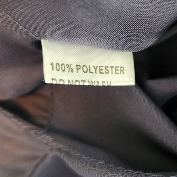 JJ's House Purple Layered Chiffon Beaded Edge Sleeveless Dress Party Wedding - Picture 8 of 9